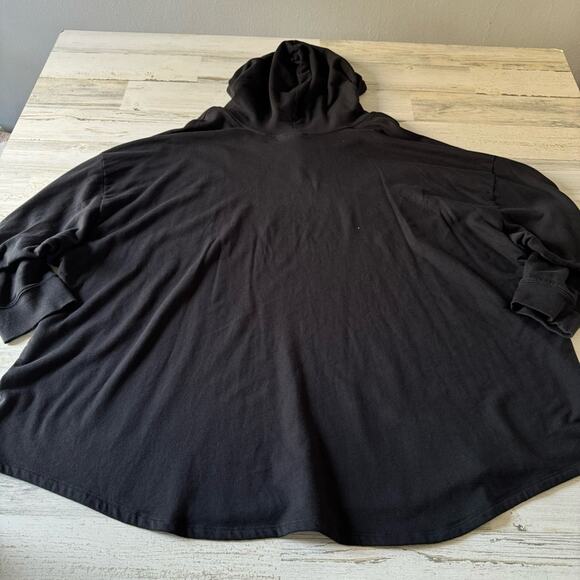 Torrid Super Soft Plush Shimmer Lounge Hoodie One Size Plus Size 1X-6X Black - Picture 4 of 16